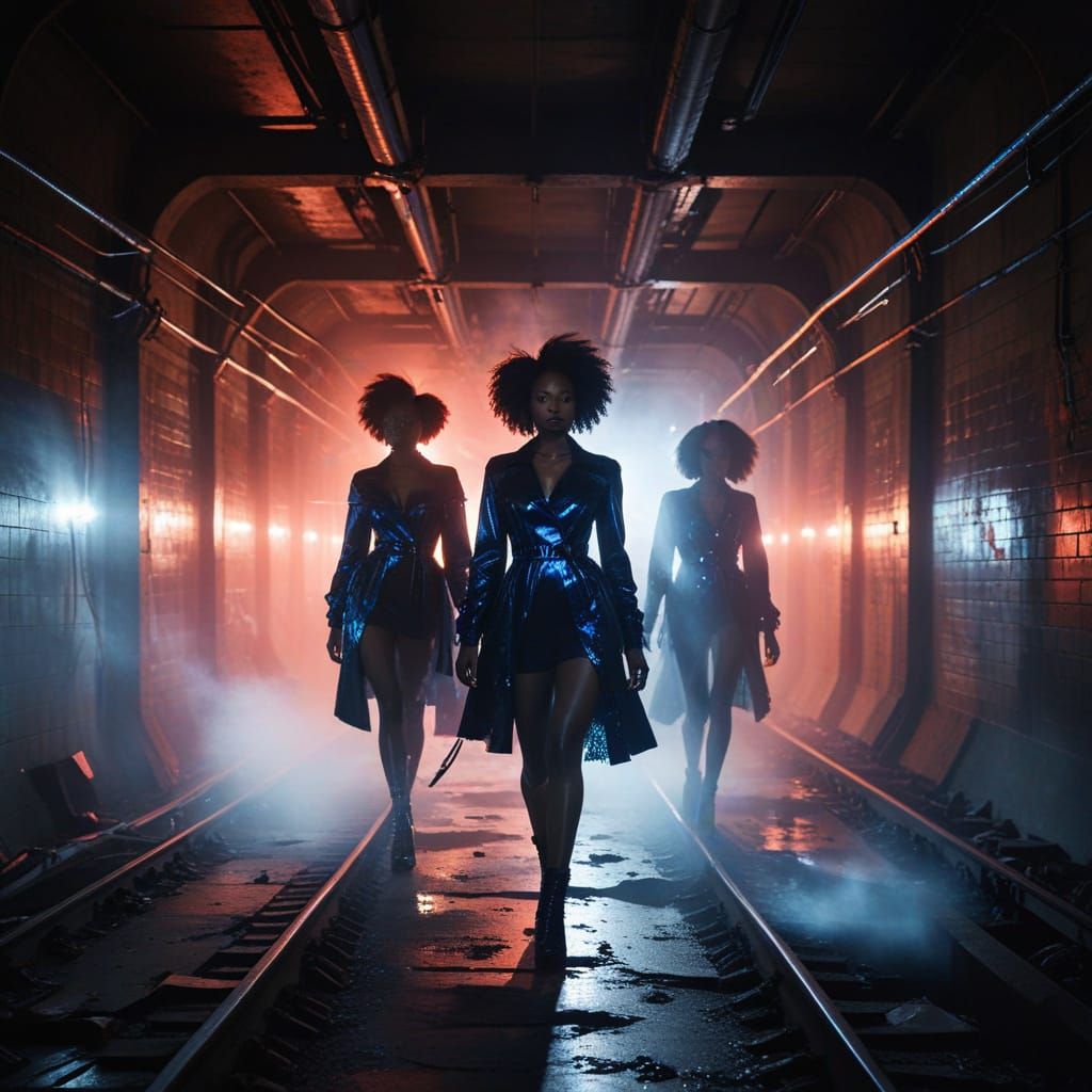 Subway Sirens - The Gel Photography Series