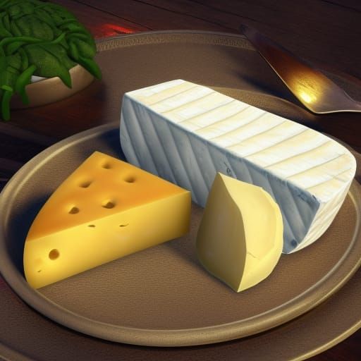 Epic 3D Cheese in a Videogame Style