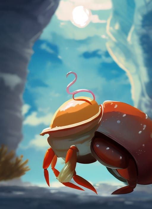Hermit Crab's Sweet Home: Anime Concept Art