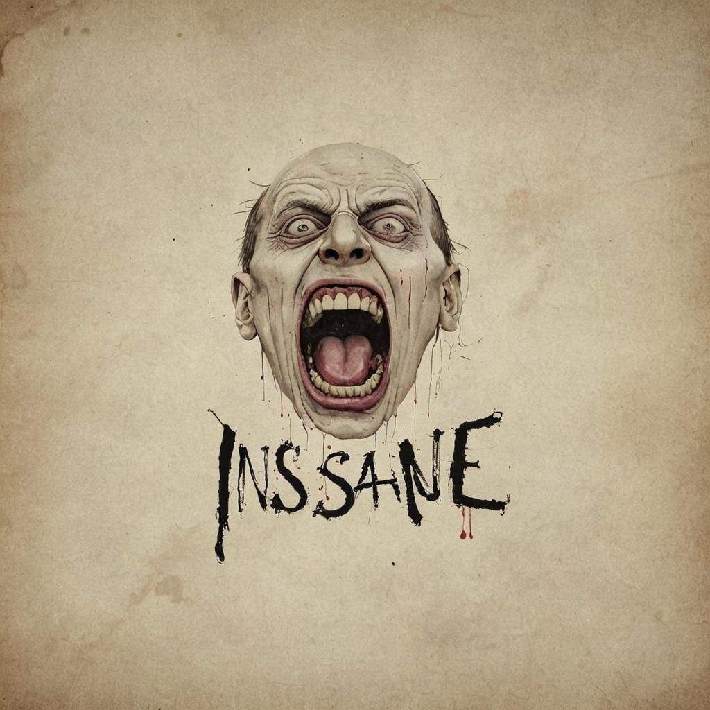 Abstract Depiction of Insanity by AI