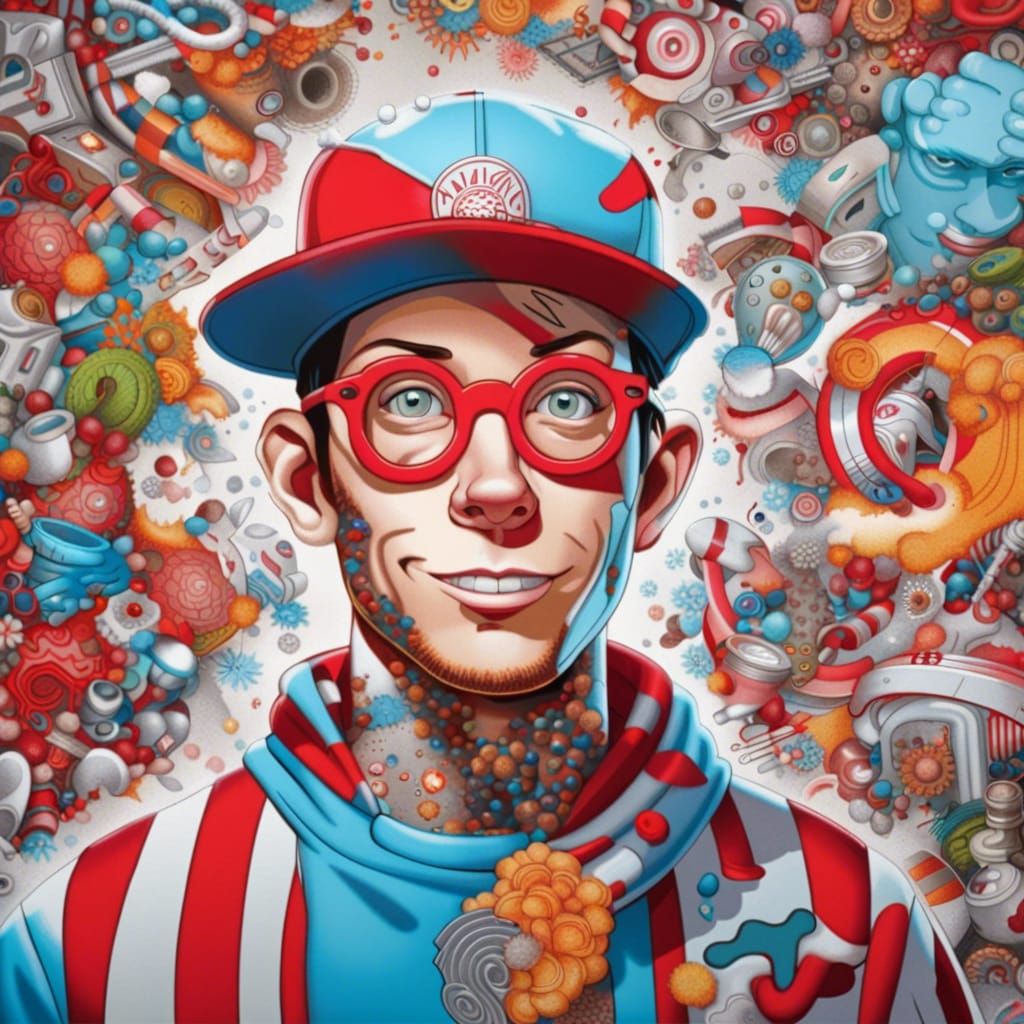 Where is Waldo - by Tristan Eaton
