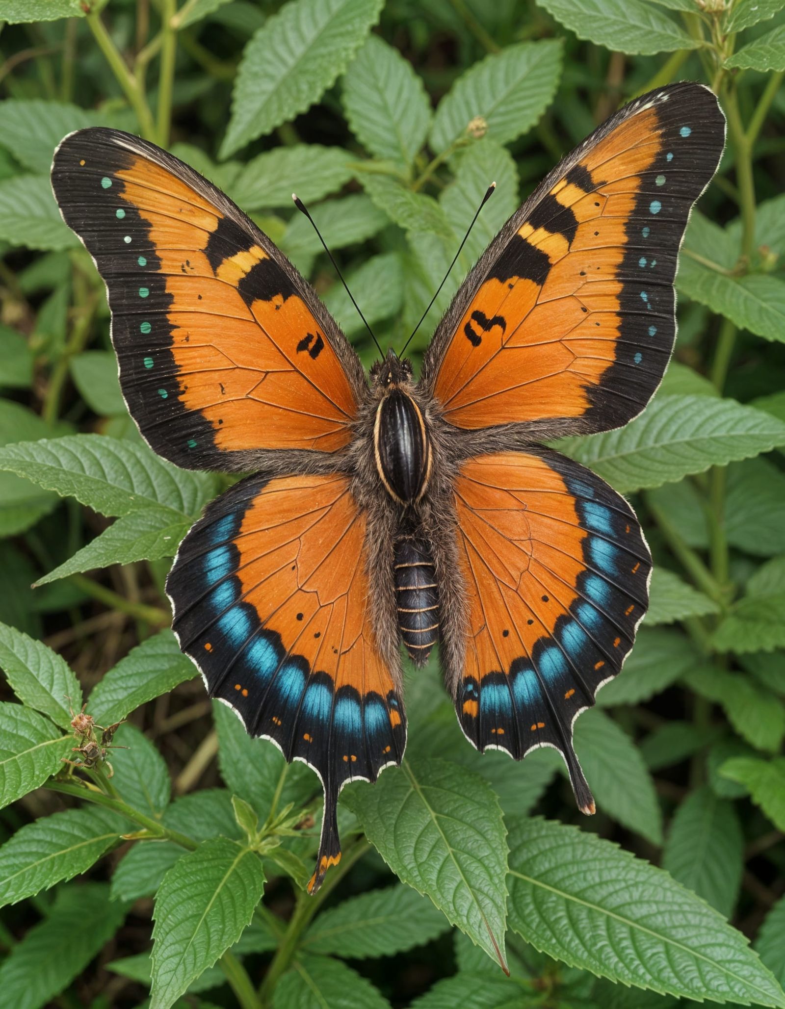 Confused Butterfly Illustration