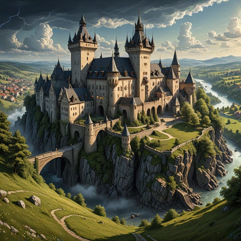 Fantasy King and Queen on Silver Swing