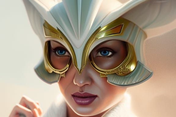 Golden Owl Superhero