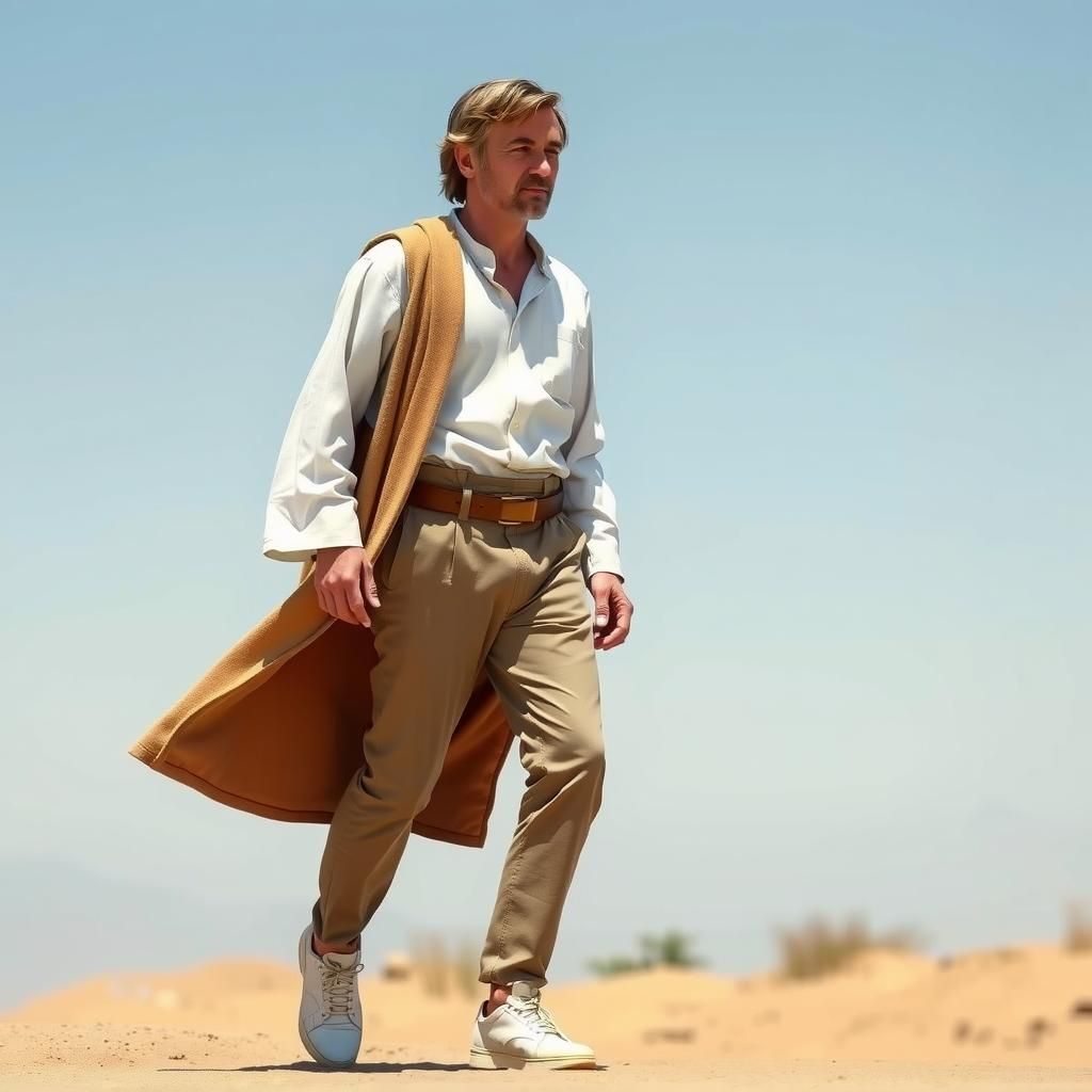 Obi-Wan Kenobi in Casual Modern Attire