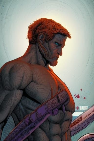 Dynamic Comic Book Art Illustration