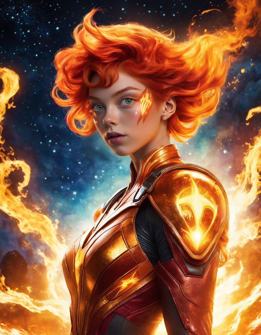 Sophia Lillis as Starfire: Alien Princess Superheroine