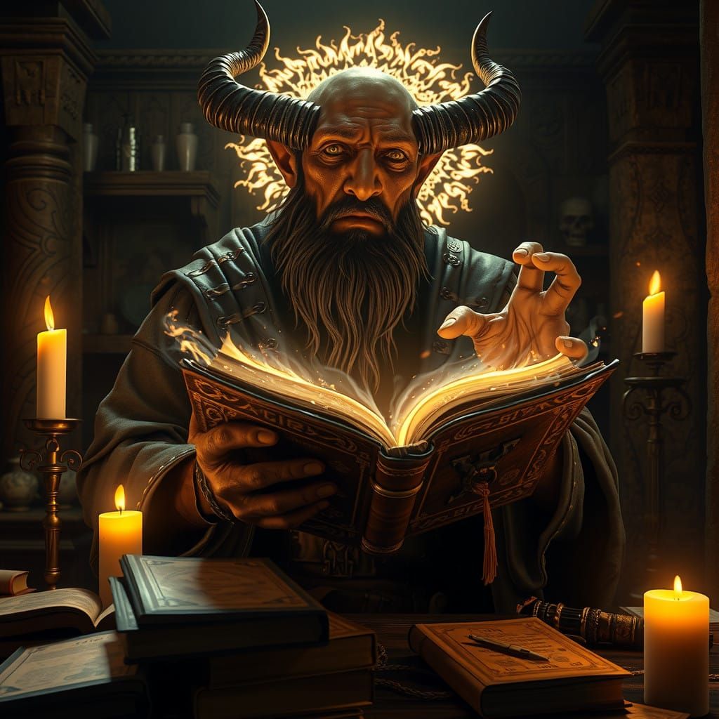 Imposing Cerebus Chants Incantations in Mysterious Realism