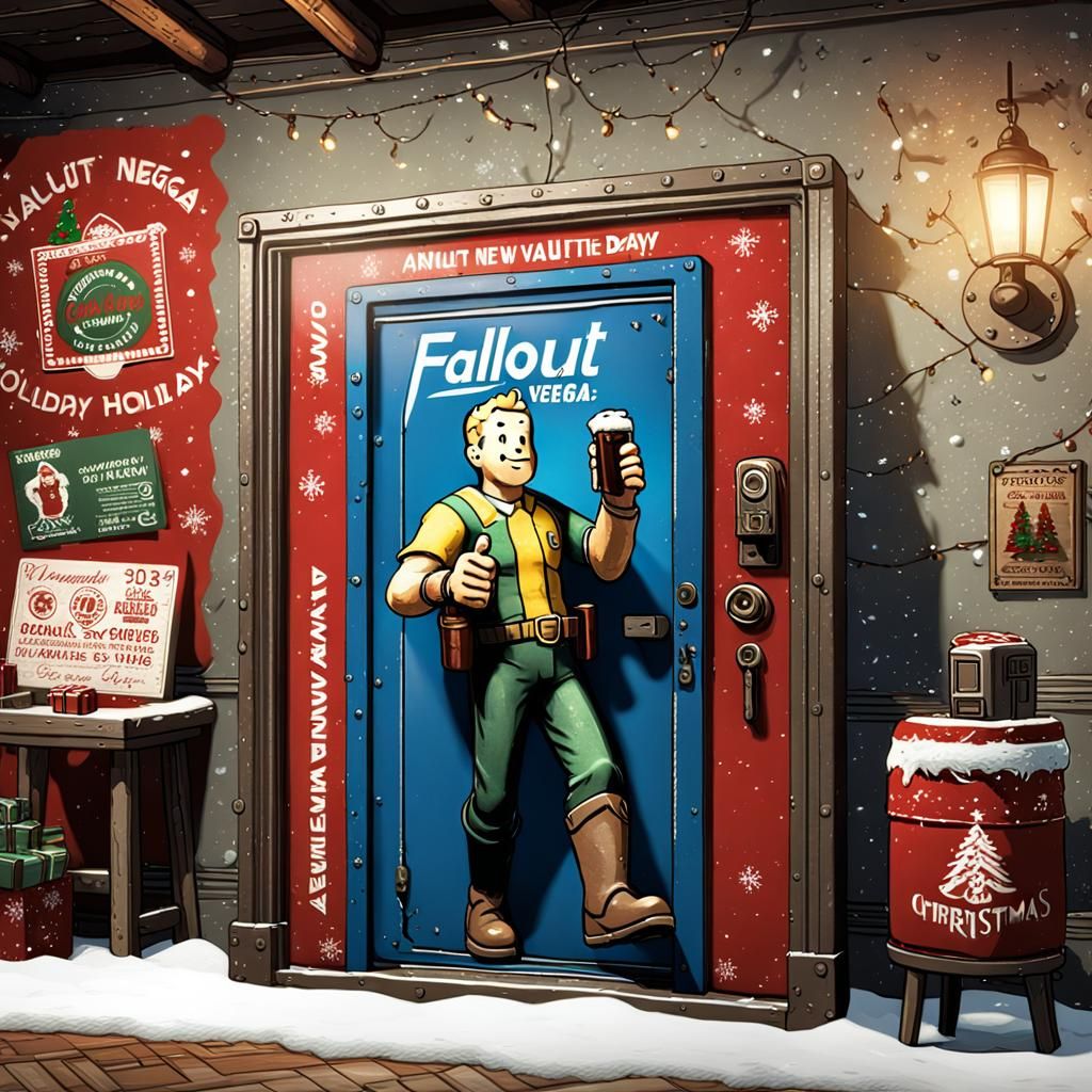 Fallout New Vegas Holiday Vault Opening Celebration