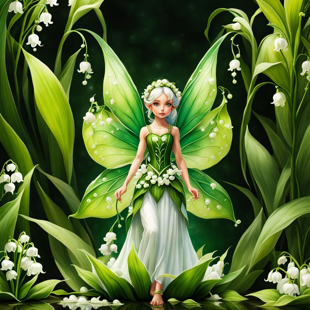 Lily of the Valley Fairy: A Full Body Fantasy