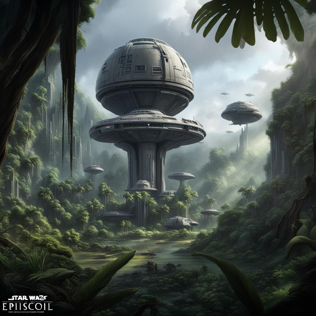 Star Wars Imperial Garrison Base in Jungle