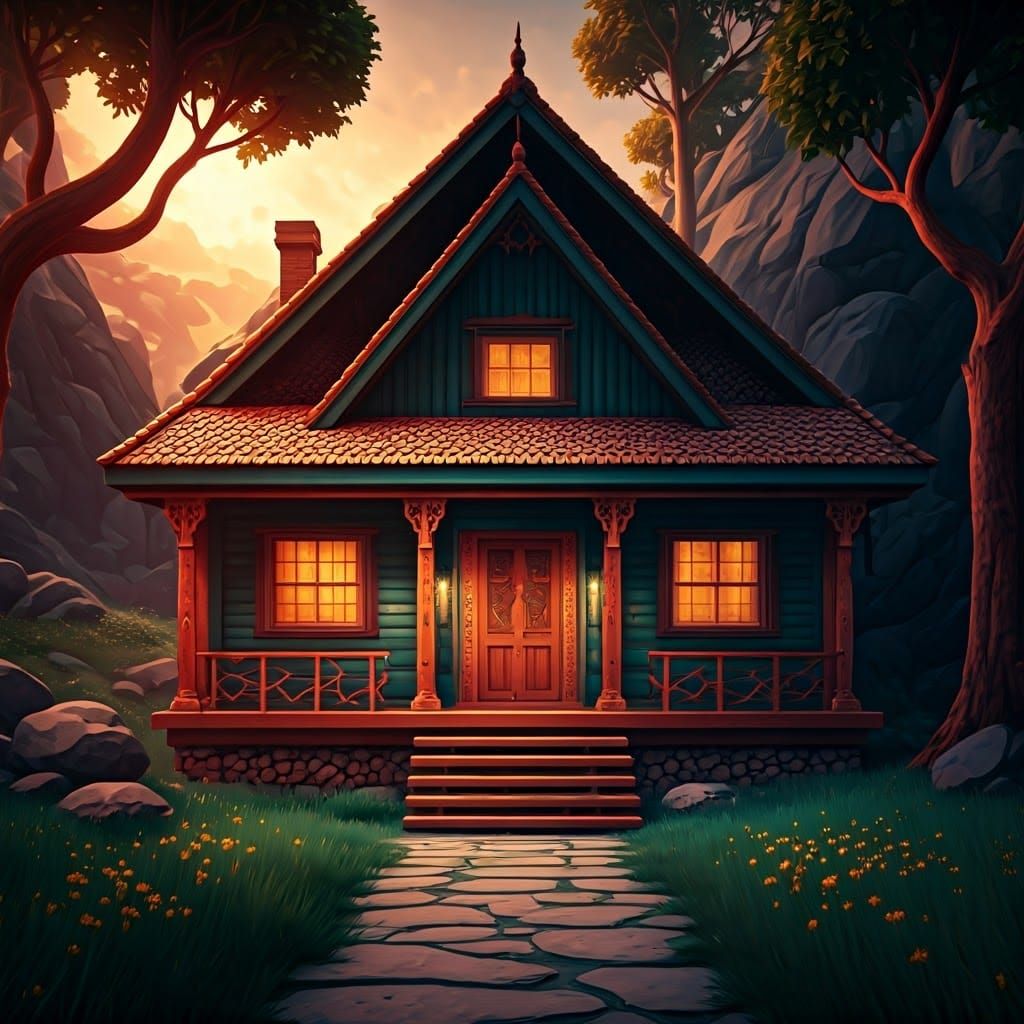 Scandinavian Home with Somali Accents in Dreamscape