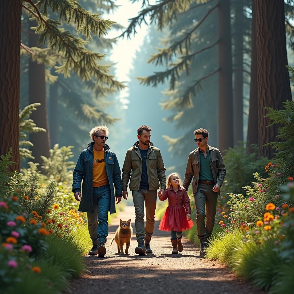 Red Dwarf Crew in Mystical Oregon Park