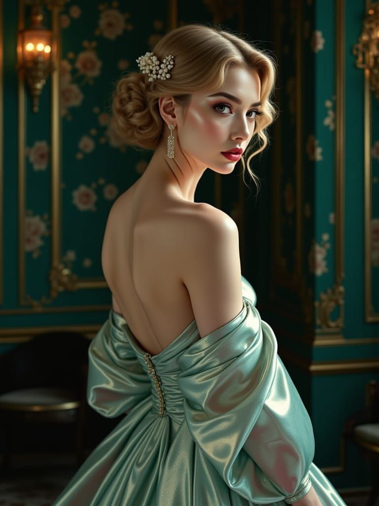 Baroque Elegance in Dim Light