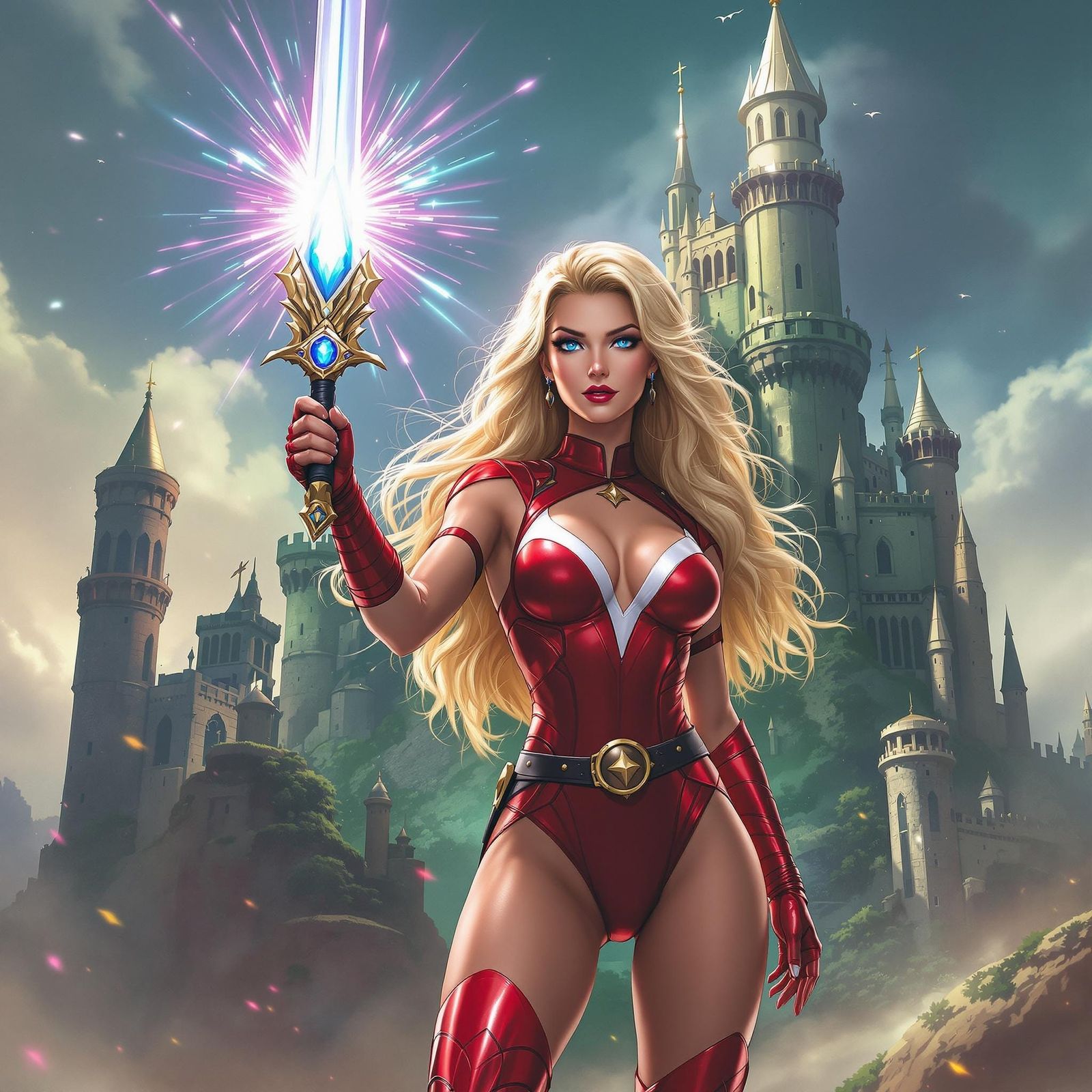 Princess Adora Transforms into She-Ra with Determination and...