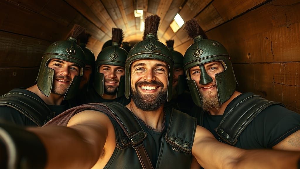 Selfie from inside the Trojan Horse