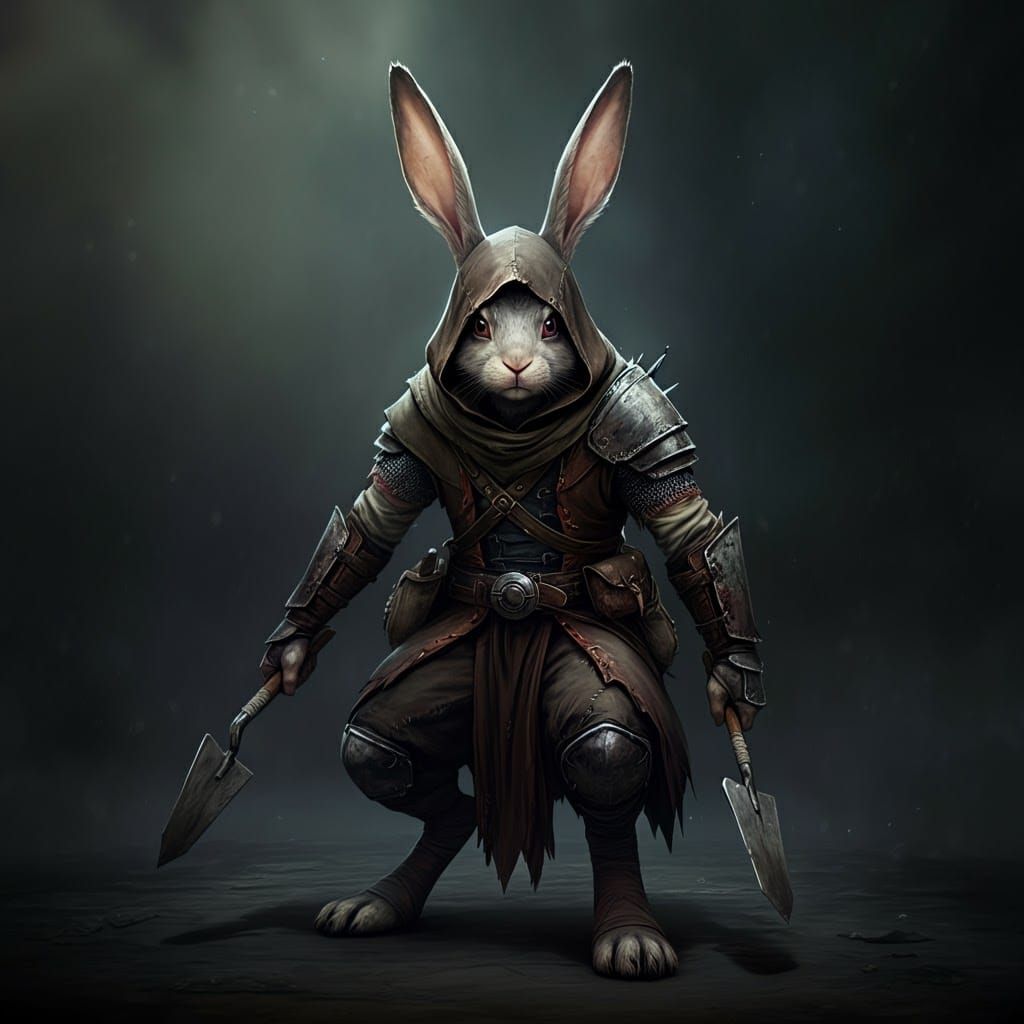 Rabbit Rogue: Medieval Fantasy Concept Art