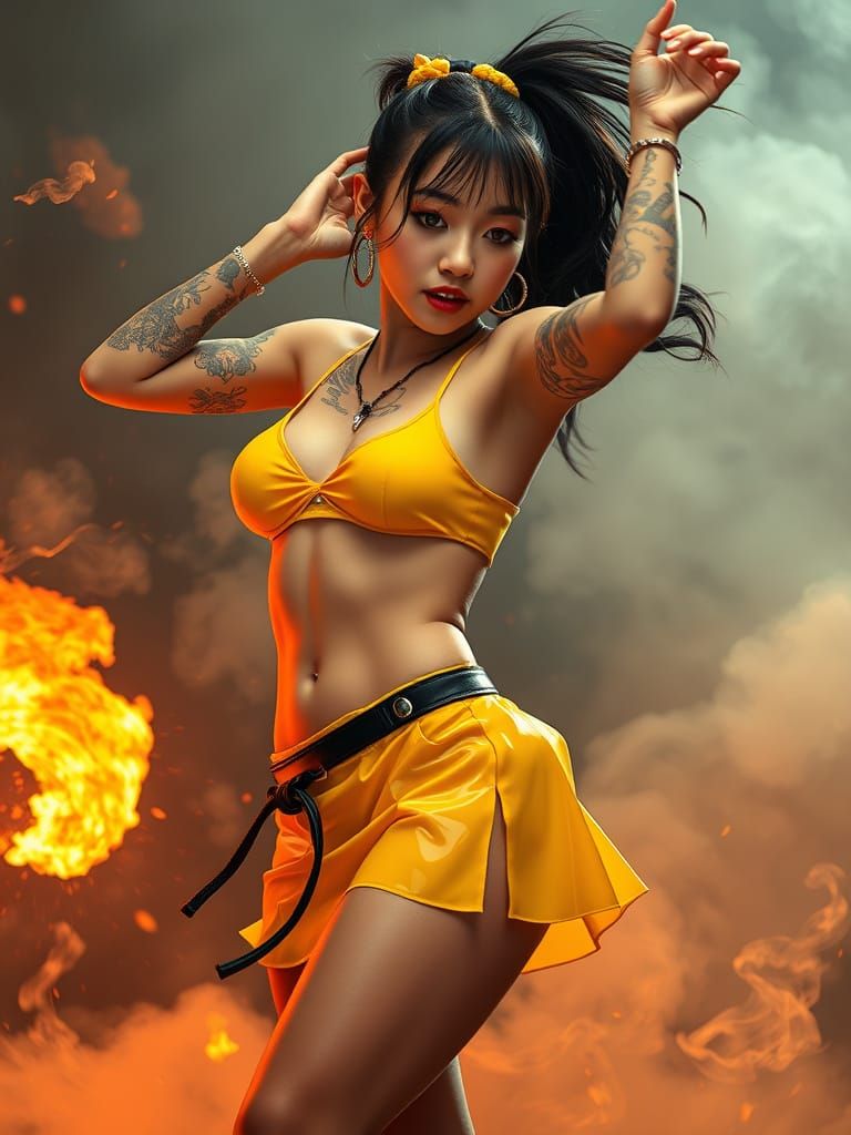 Ecstatic Dancer in Fire: Japanese Lowbrow Art