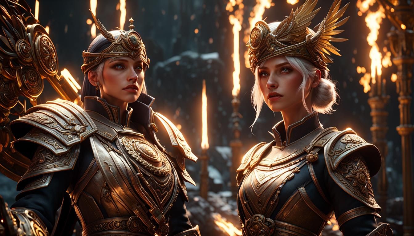 Beautiful Young Girl in 3D Cinematic Style