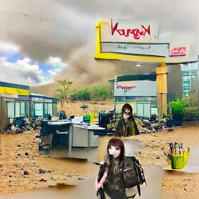 Post-Apocalyptic Karen Demands a Manager