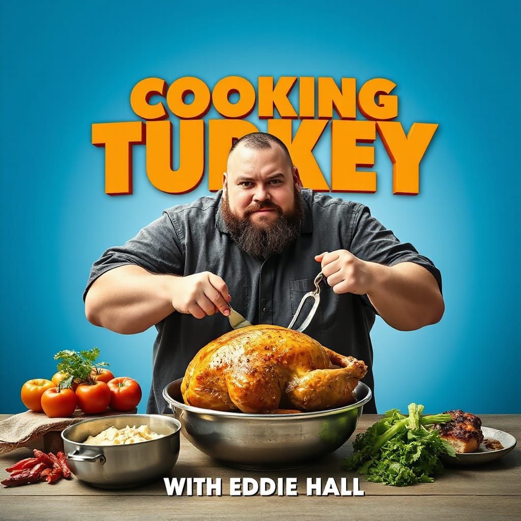 Movie Poster for "Cooking Turkey with Eddie Hall"
