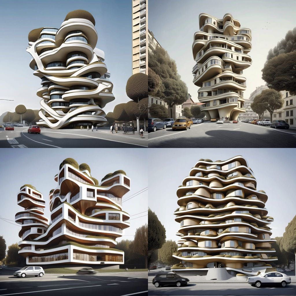 Architectural Surrealism Inspired by an Unconventional Style