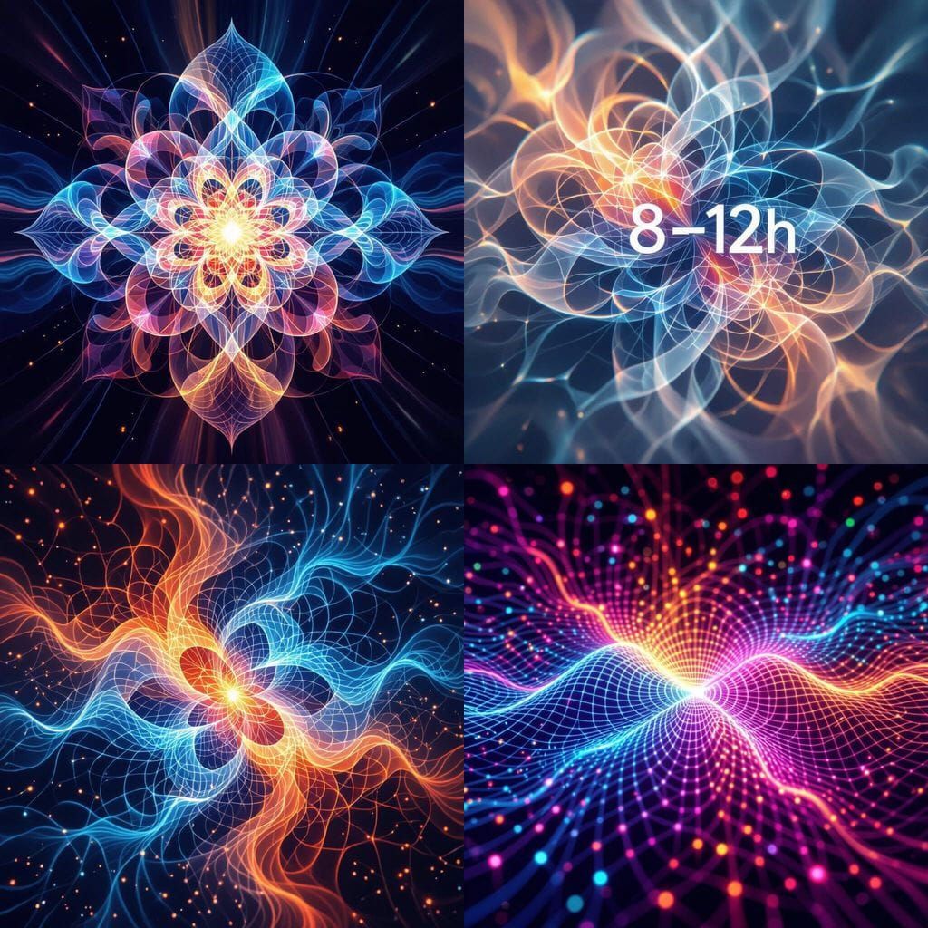 Full Color Spectrum Cymatics of 8-12hz Brainwaves