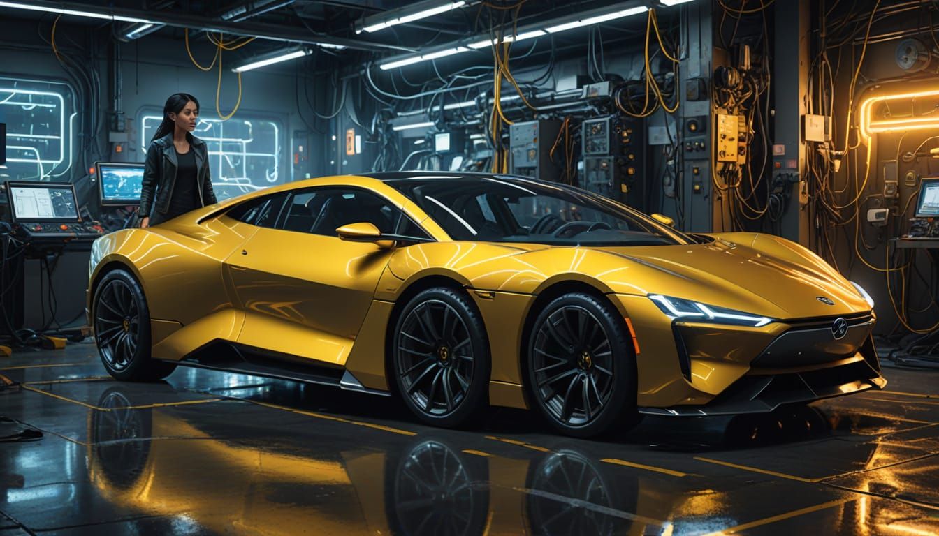 Sculpted from Electrical Wires, a Futuristic Woman Embodies ...