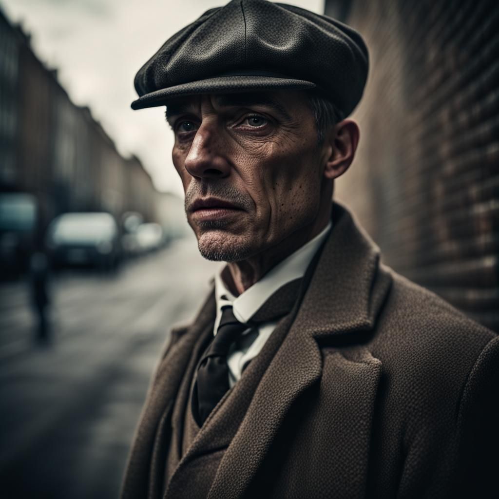 Peaky Blinders Portrait in Modern Time