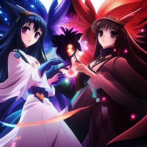 Anime Key Visual: Harmony of Opposites