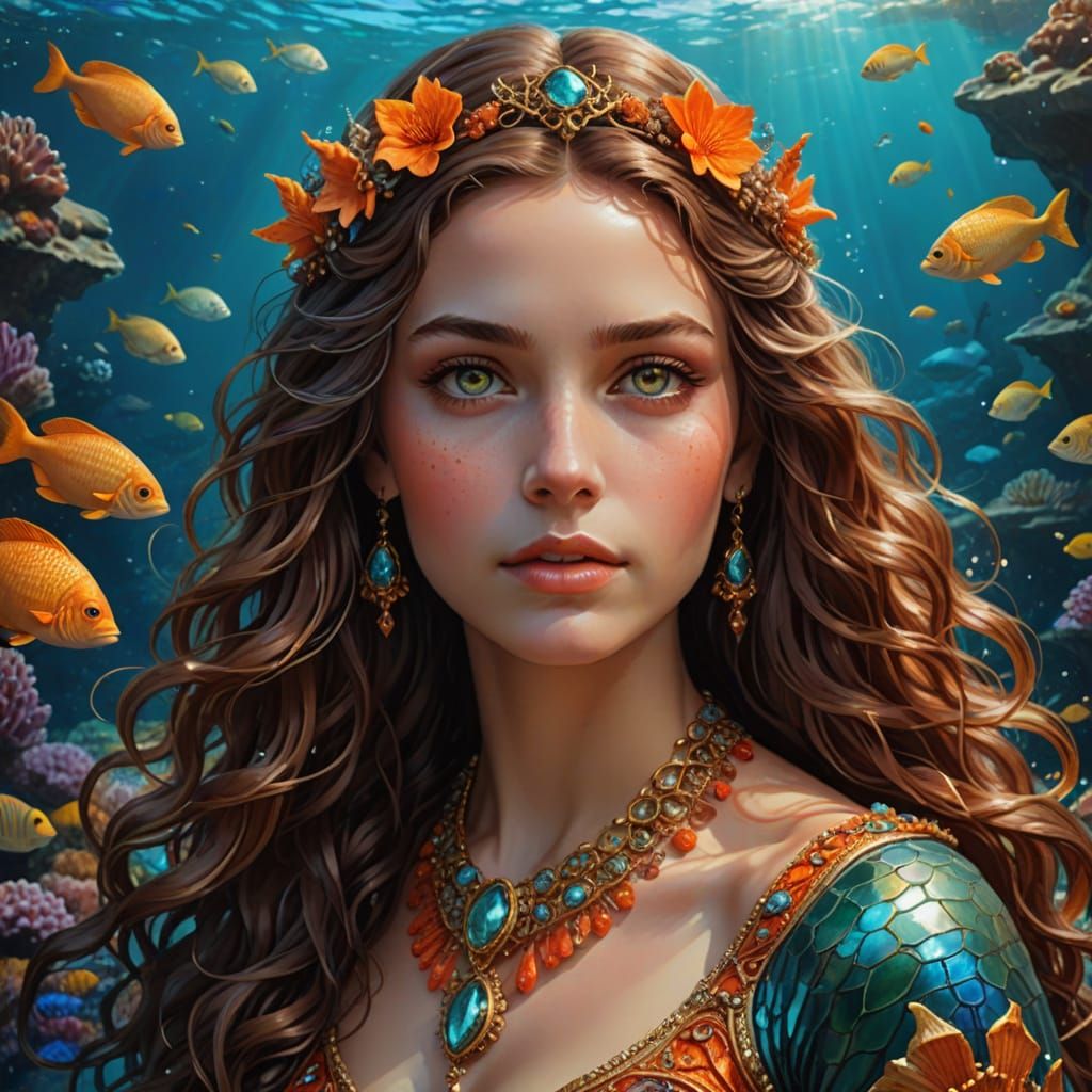 Cymothoe, Nereid Goddess of the Sea