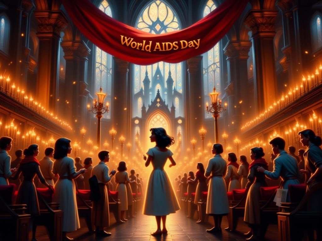 Disney Renaissance Choir in Candlelit Cathedral