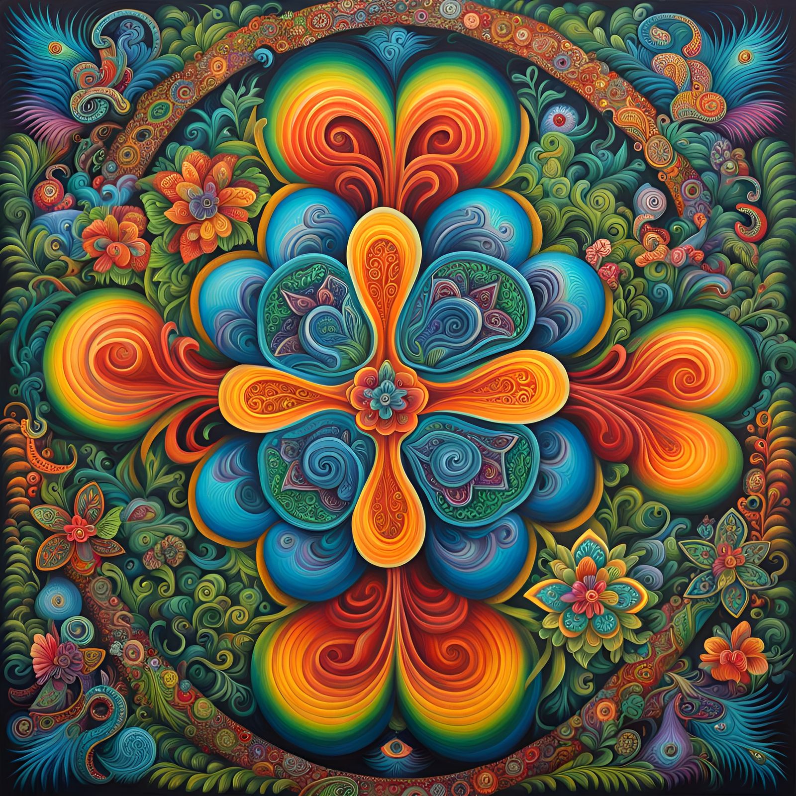 Ayahuasca Vision Painting