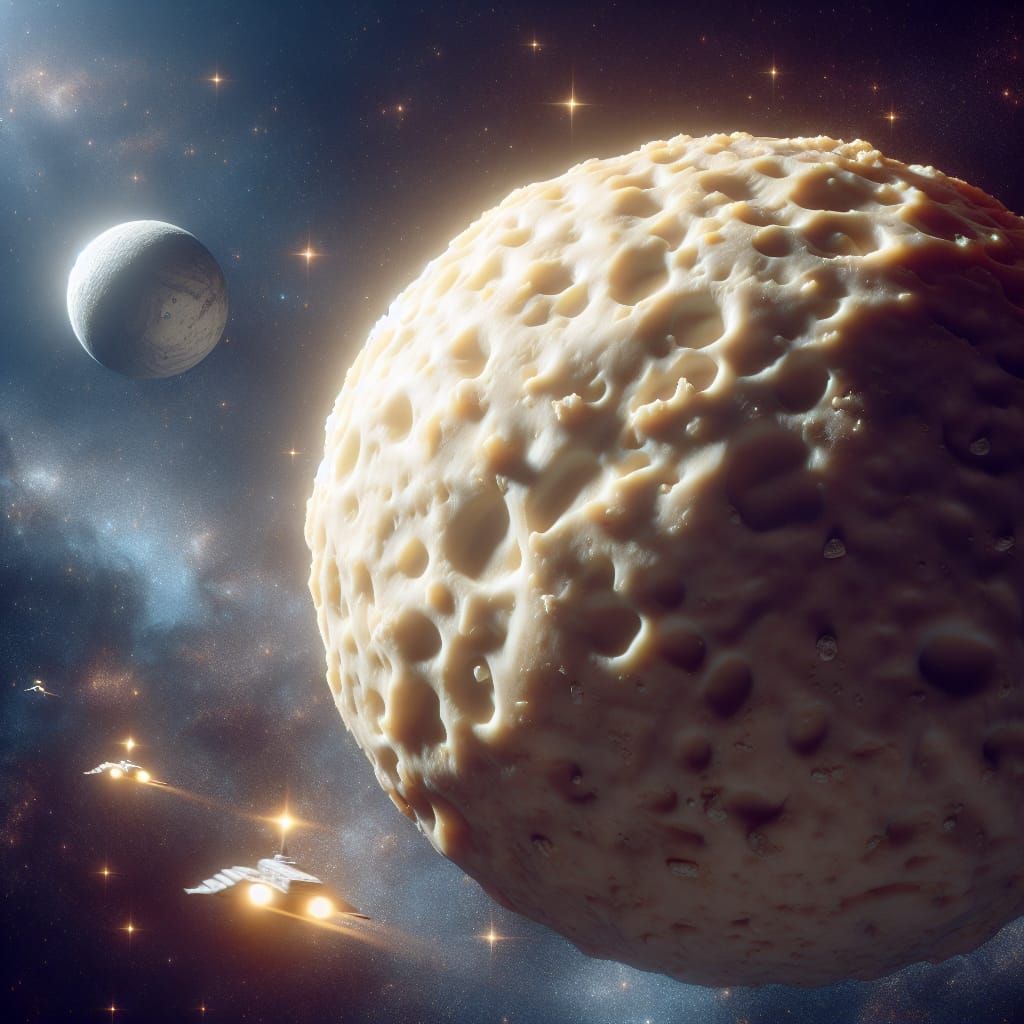 Tofu Planet in a Gentle Glow