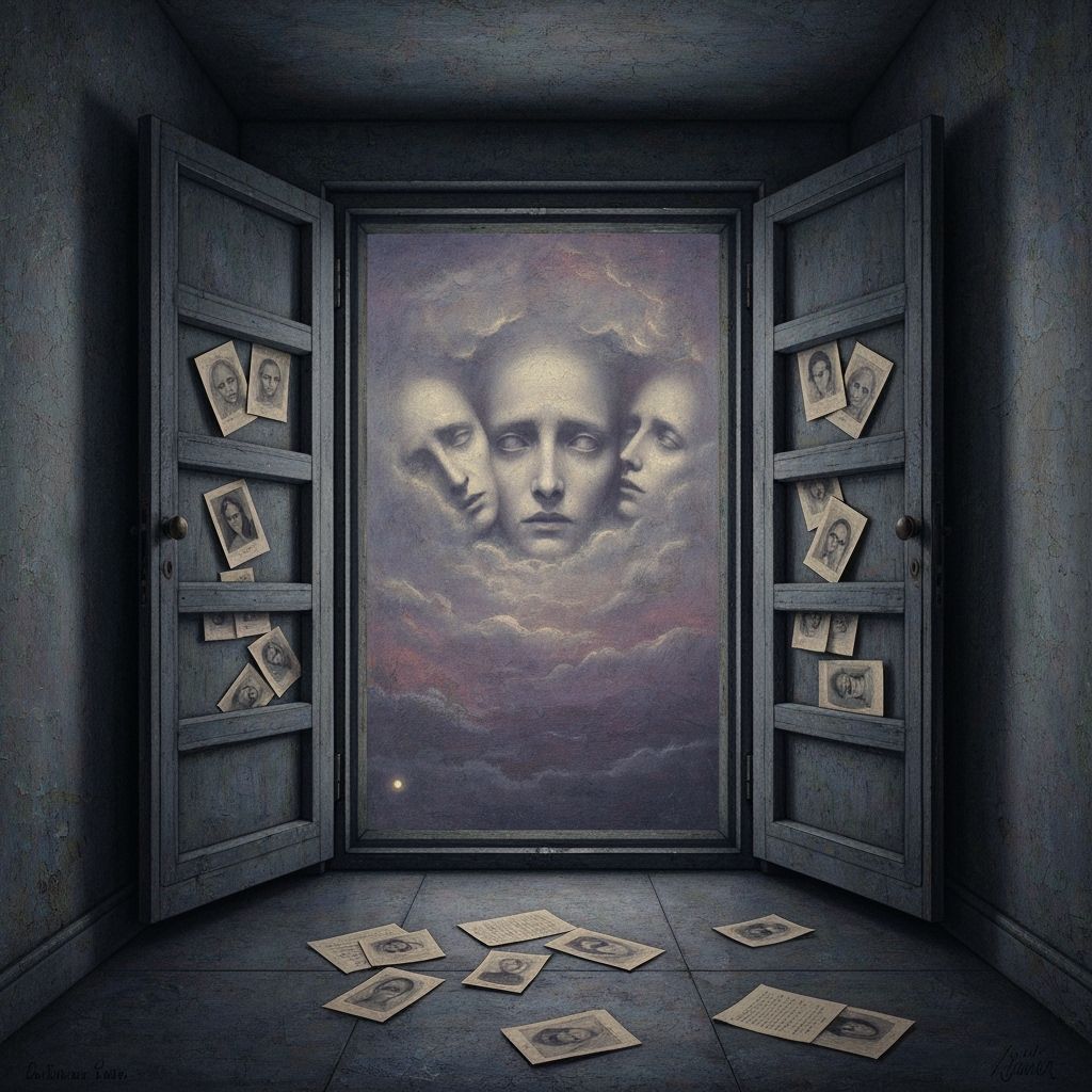 Melancholic Interior Landscape in Victorian Style