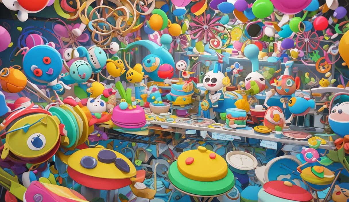 Whimsical Googly-Eyed Kitchen Utensils Bake a Cake