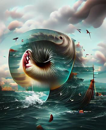 Lamprey Rising: Digital Illustration in 8k