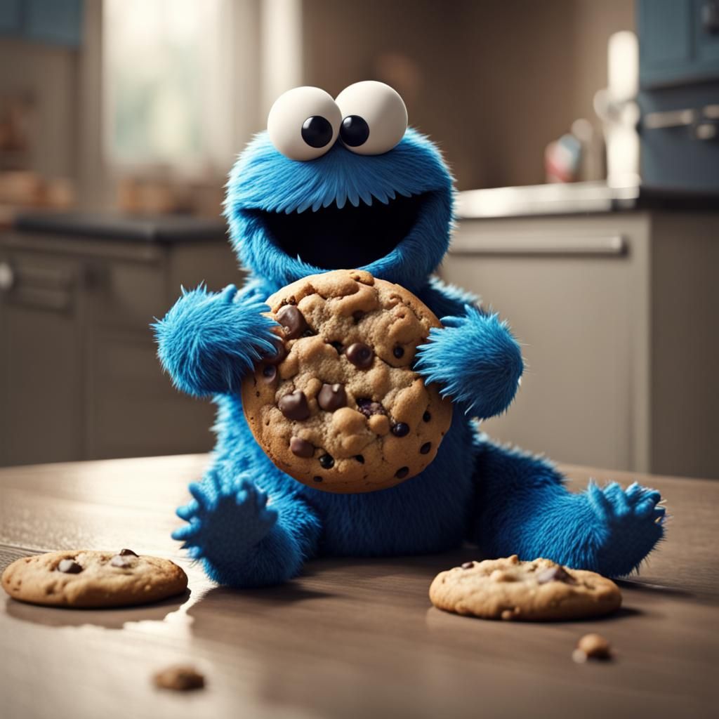 Young Cookie Monster