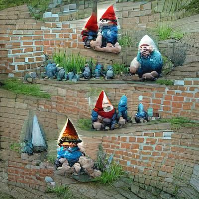 Charming Gnomes in a Colorful Cartoon World