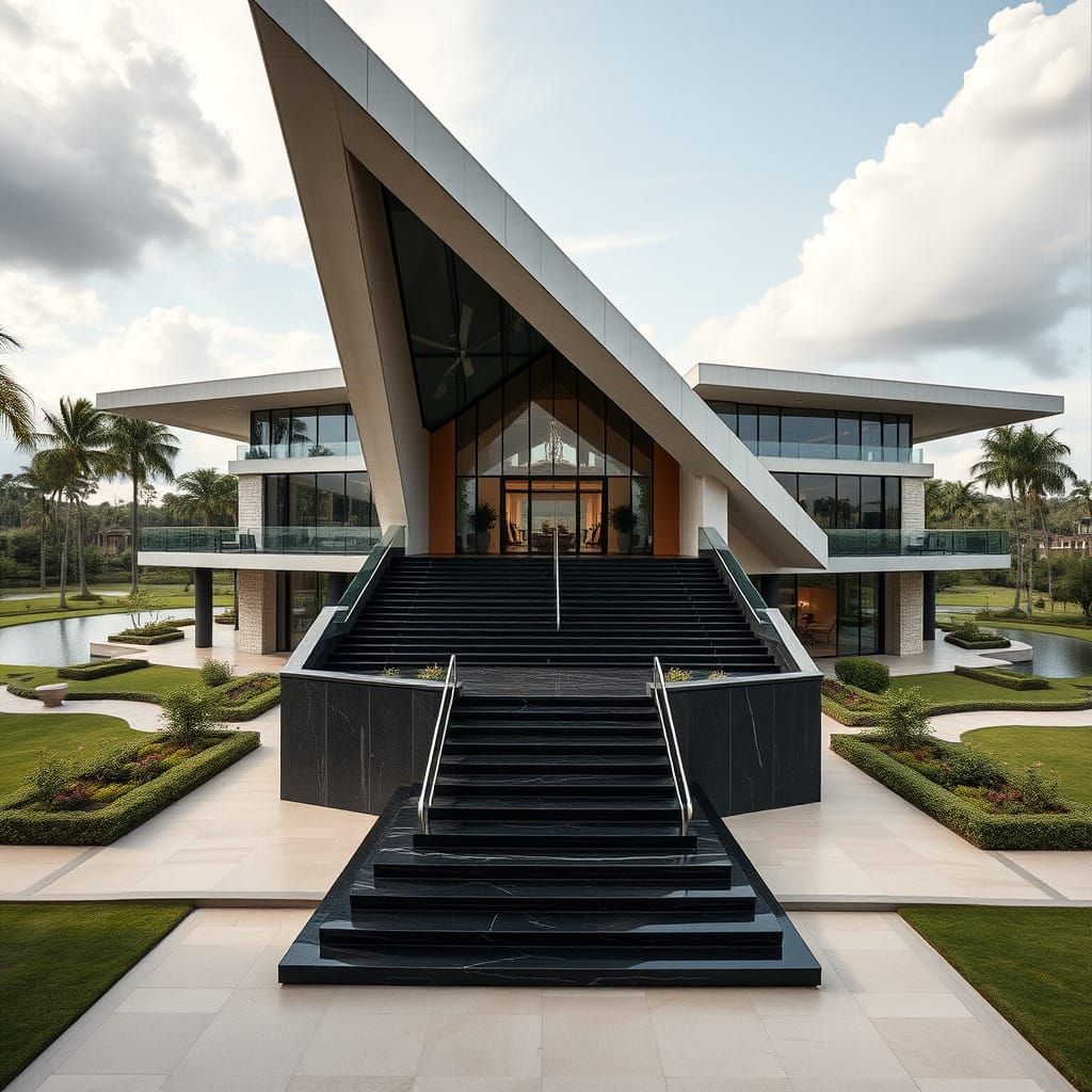 Elegant Modernist Masterpiece: Sophisticated Abode