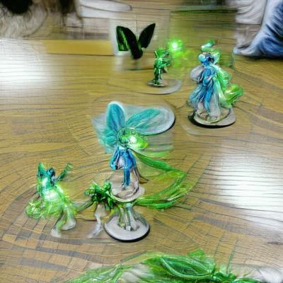 AI Generated Image of a Sylph Party