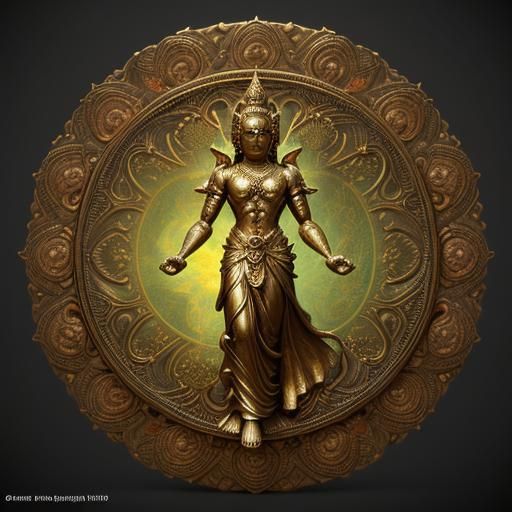 Epic Lord Vishnu in Divine 3D Fantasy
