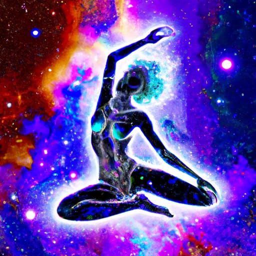 Stargirl Yoga: Cosmic Chakras in Space