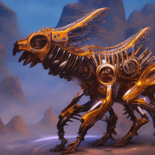 Ravenclaw Student Creates Mechanical Animal: Detailed Matte ...