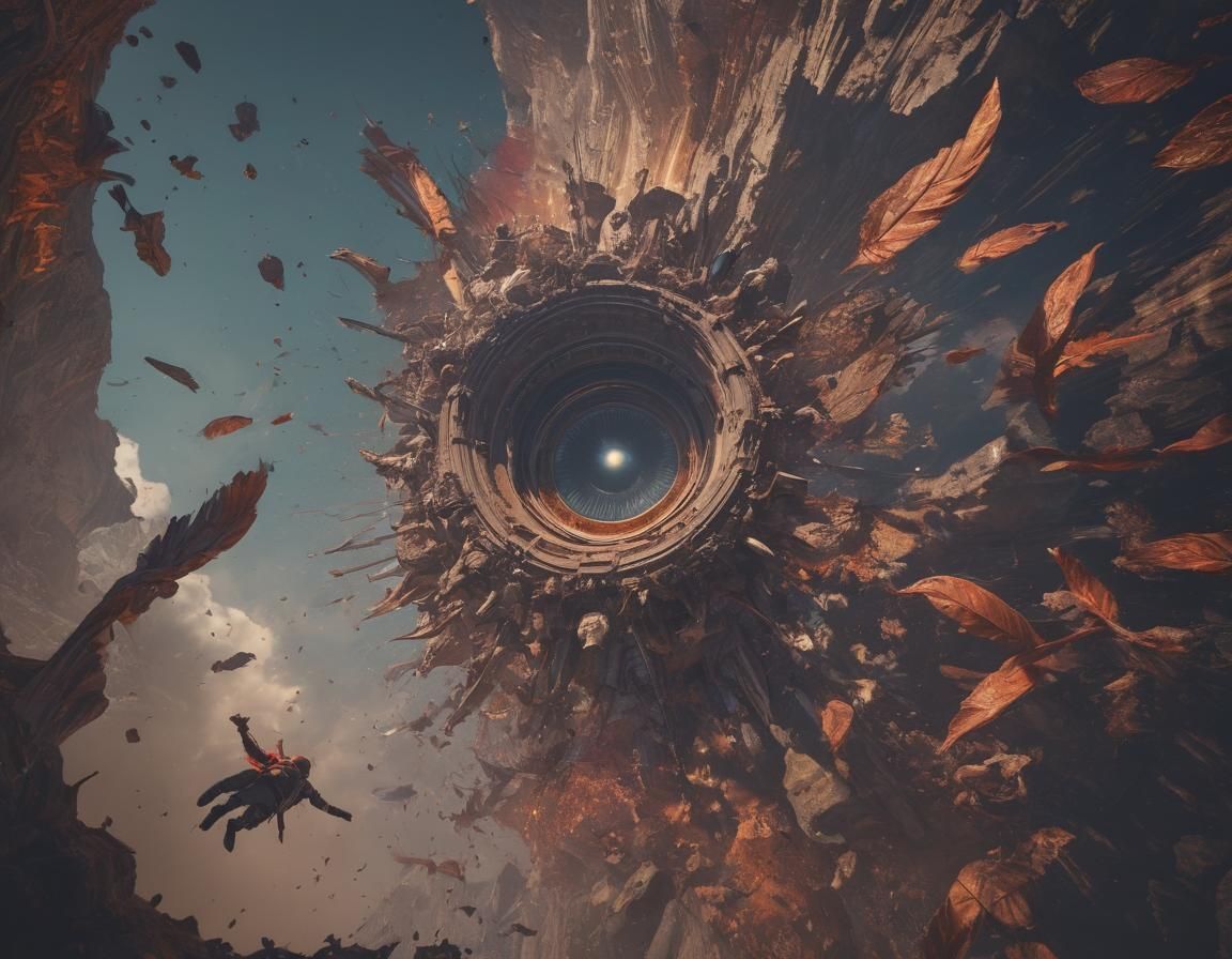 Icarus Falls Back to Earth in Vibrant Fantasy Landscape