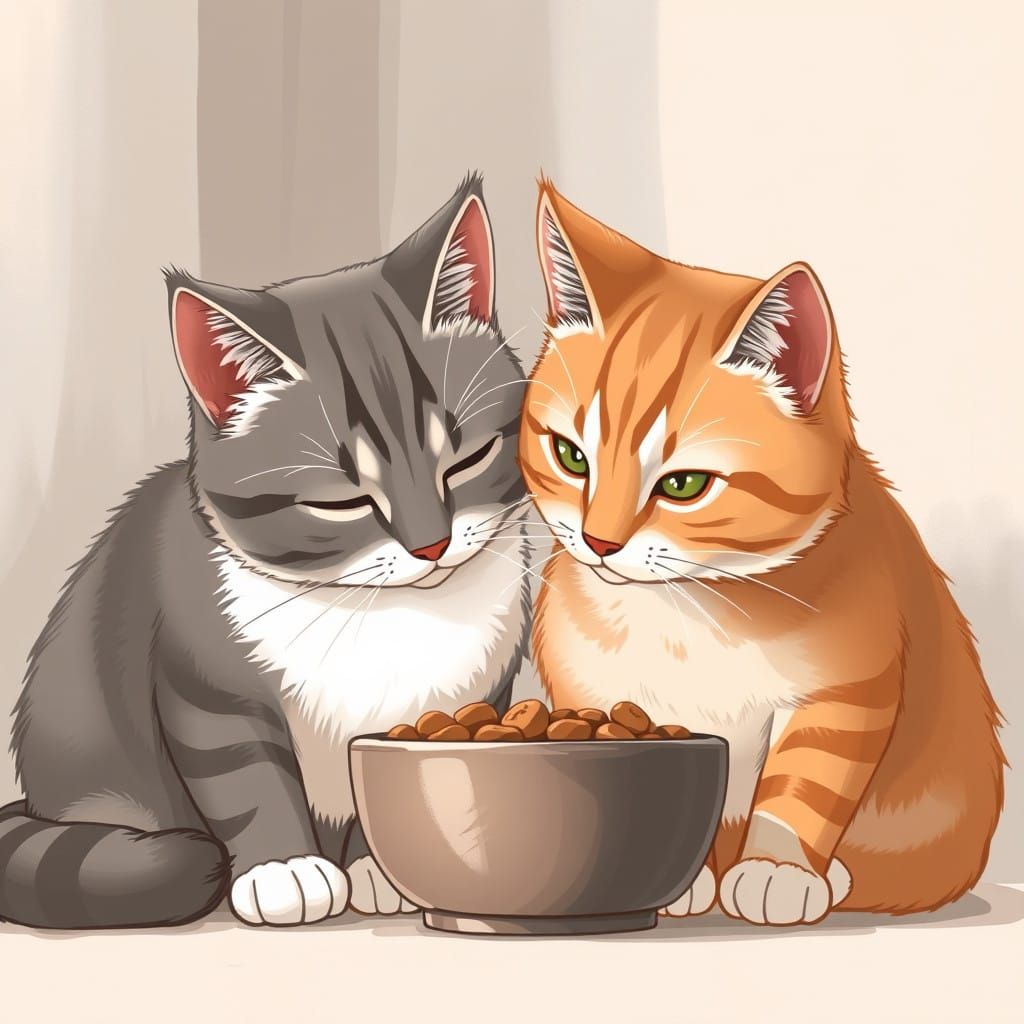 Cats in Serene Harmony