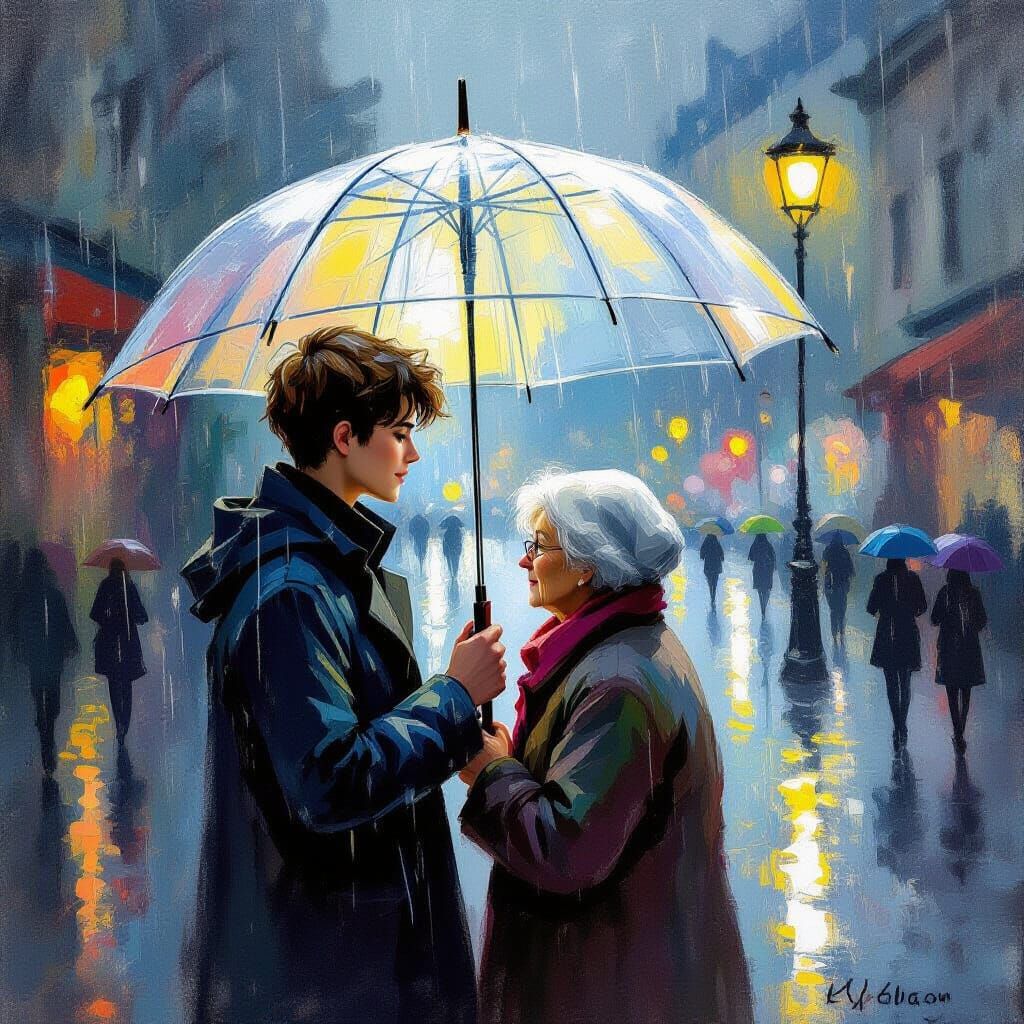 Kindness in the Rain: A Compassionate Encounter