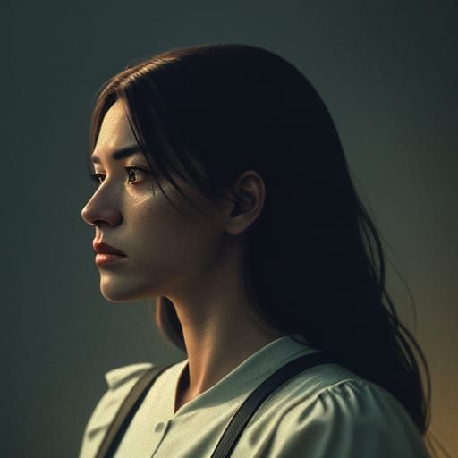 Epic Cinematic Film Still with Film Grain and Vignette