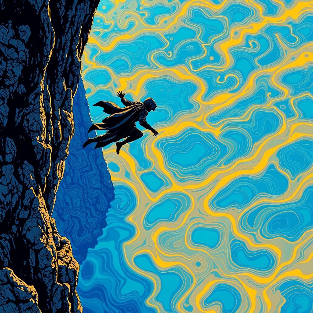 Shinobi Dive into AI Knowledge: Futuristic Art