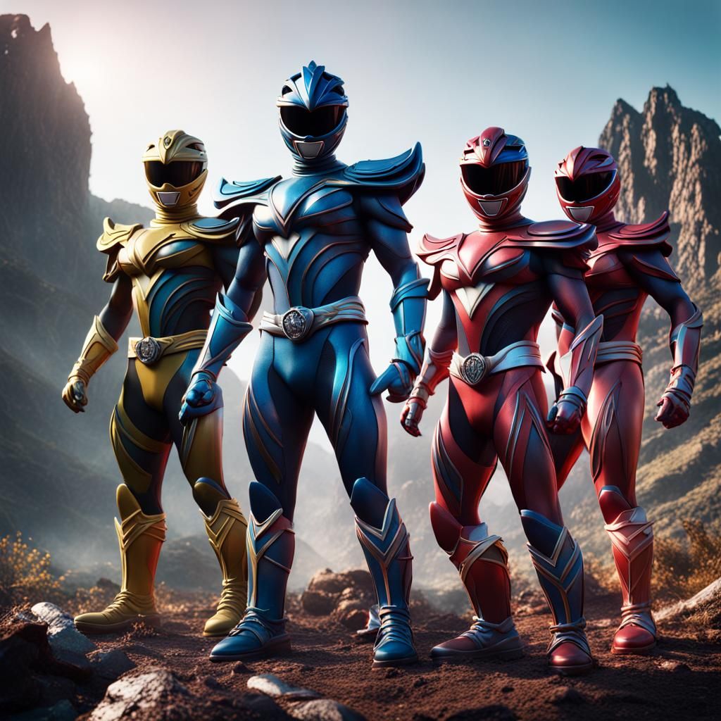 Power Rangers Concept Art in Unreal Engine 5